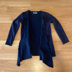 DotDotSmile girl’s navy blue cardigan